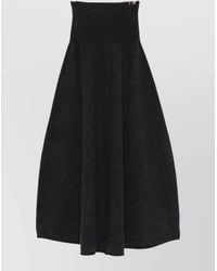 Extreme Cashmere - High Waist Maxi A Line Flared Skirt - Lyst