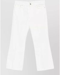 TOTEME - Cotton Denim Jeans Trousers Belt Loops - Lyst