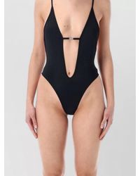 DIESEL - Deep V-Neck One-Piece Swimsuit - Lyst