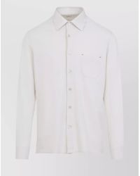 Kiton - Button-Down Collar Shirt With Front Pocket - Lyst