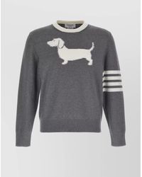 Thom Browne - Cotton 4-Bar Hector Jumper - Lyst