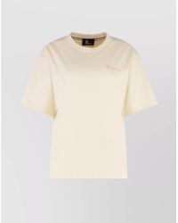 Moncler - Cotton Ribbed Crew-Neck T-Shirt - Lyst