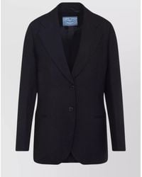 Prada - Virgin Wool Single-Breasted Blazer - Lyst
