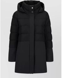 Herno - Quilted Hooded Paneled Coat - Lyst