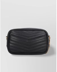 Saint Laurent - Lou Mini Leather Shoulder Bag - Lyst