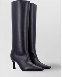 BY FAR - 42 Knee Length Pointed Toe Stiletto Heel Boots - Lyst
