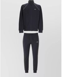 BOSS - Logo Knit Tracksuit Set High Collar - Lyst