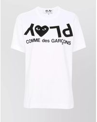 Comme des Garçons - Cotton Logo-Print Crew-Neck T-Shirt - Lyst
