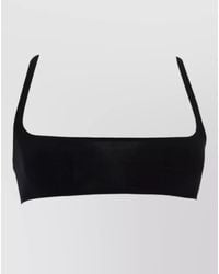 Rick Owens - Cropped Square Neck Sleeveless Top - Lyst