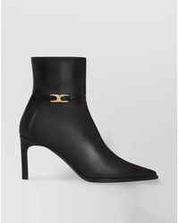 Celine - Pointed Toe Stiletto Heel Ankle Boots - Lyst
