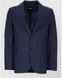 BOSS - P Hanry Single Breasted Suit Jacket - Lyst