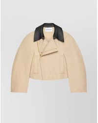 Givenchy - Cropped Wool Trench Coat - Lyst