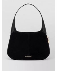 Michael Kors - Na Suede Leather Shoulder Bag - Lyst