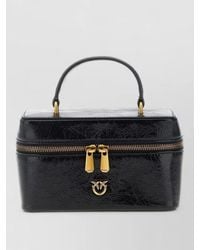 Pinko - Vanity Soft Mini Leather Quilted Crossbody Bag - Lyst