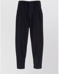 Yohji Yamamoto - Tailored Denim Trousers With Pleats And Pockets - Lyst