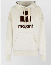 Isabel Marant - Mansel Hooded Cotton Blend Sweatshirt - Lyst