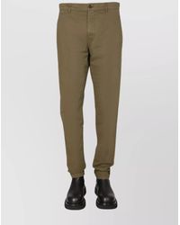 Aspesi - Cotton Tapered Chino Trousers - Lyst