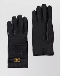 Elisabetta Franchi - Leather Gloves - Lyst