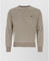 Vivienne Westwood - Virgin Wool Ribbed-Knit Crewneck Jumper - Lyst