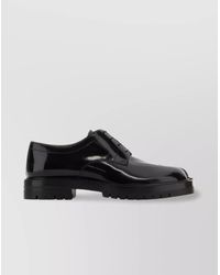 Maison Margiela - Leather Tabi Lace-Up Shoes - Lyst