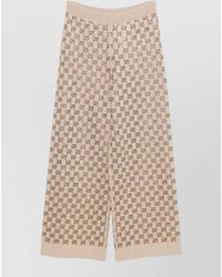Gucci - Cashmere High-Rise Wide-Leg Trousers - Lyst
