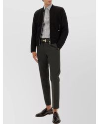Tom Ford - Ribbed Cuffs And Hem Jacket With Side Pockets - Lyst