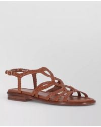 LA ROSE - Flat Sandals Braided Straps Open Toe - Lyst