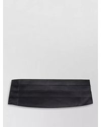 Brunello Cucinelli - Cotton Silk Cummerbund Front Pleats Satin - Lyst