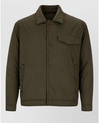 Herno - Collared Jacket Long Sleeves Front Pockets - Lyst