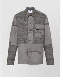 Marine Serre - Camouflage-Print Ripstop Shirt Jacket - Lyst