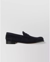 Church's - Suede Loafers With Penny Strap And Round Toe - Lyst