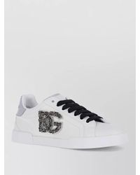Dolce & Gabbana - Low Top Lace Up Casual Rubber Sole - Lyst