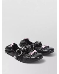 Balenciaga - City Flat Sandals Bow Studs Texture - Lyst