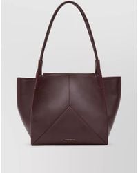 Victoria Beckham - Victoria Calf Leather Shoulder Bag - Lyst