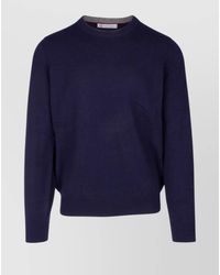 Brunello Cucinelli - Cashmere Ribbed Trim Slim-Fit Crew-Neck Jumper - Lyst