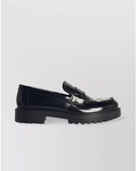 Tory Burch - Leather Lug Loafers - Lyst
