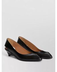 Jil Sander - Leather Slingback Ballerina Shoes - Lyst