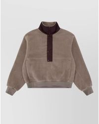 Entire studios - Fleece Half Zip Lightweight Jacket - Lyst