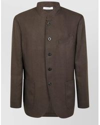 Boglioli - Suit Jacket Mandarin Collar Pockets - Lyst
