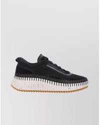 Chloé - Mesh Low-Top Sneakers - Lyst