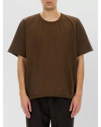 Uma Wang - Relaxed Fit Cotton T Shirt Round Neck - Lyst