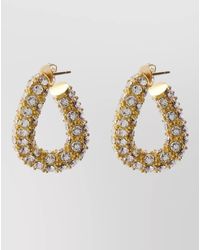 Isabel Marant - Metal Hoop Earrings - Lyst