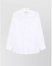 Our Legacy - Collared Shirt With Buttoned Cuffs And Pocket - Lyst