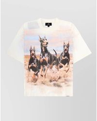 Represent - T Shirt Western Doberman Graphic Crew Neck - Lyst
