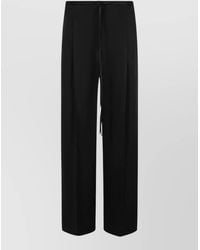 Rohe - Acetate Blend Trousers Drawstring Waist Pleated - Lyst