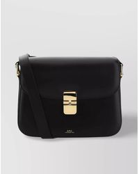 A.P.C. - Leather Grace Crossbody Bag - Lyst