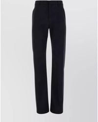 Givenchy - Wool Blend Slightly Flared Tailored Trousers - Lyst