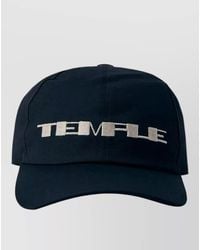 Rick Owens - Embroidered Baseball Cap Contrasting Detail Visor - Lyst