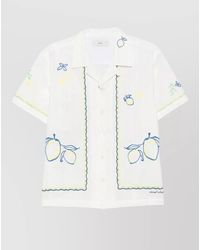 DUNST - Cotton Shirt Relaxed Fit Short Sleeves - Lyst