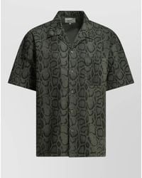 Carhartt - Snake Camo Camp Collar Short Sleeve Shirt - Lyst
